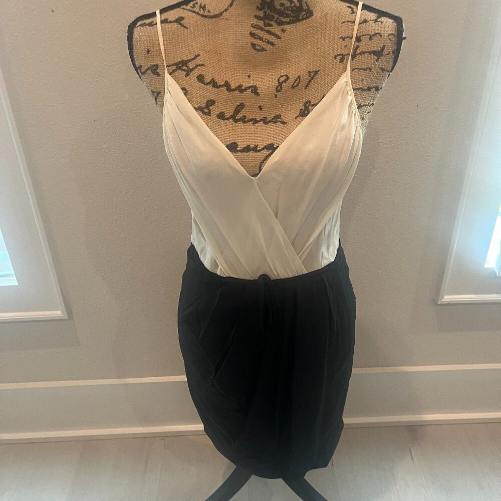 Silk Yumi Kim Dress - Black & White